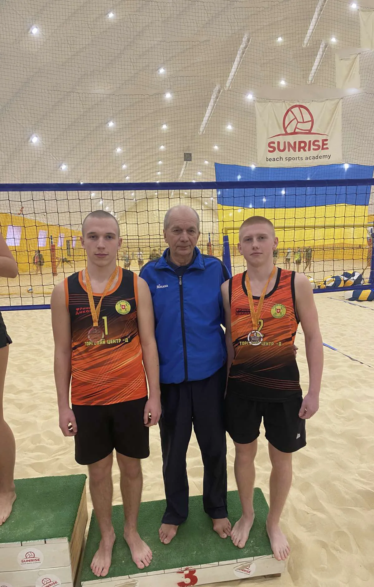 В Києві під час новорічних свят відбувся Чемпіонат України з пляжного волейболу серед юнаків до 17 років